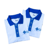 polo_corporativo_camisero_tela_pique_color_blanco_con_turquesa_logotipo_bordado_uniformes_para_empresas